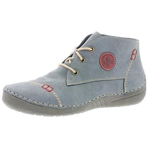 Donna Polacchine 52540, La Signora Stivali, Scarponi Chukka, Tronchetti, Stivaletti Stringate, Foderato, Stivaletti Invernali, I Jeans / Vino, 39 Eu / Uk 6 - Foto 1