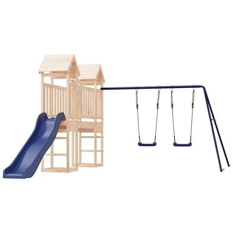 Set da Gioco da Esterno in Legno Massello di Pino - Foto 1