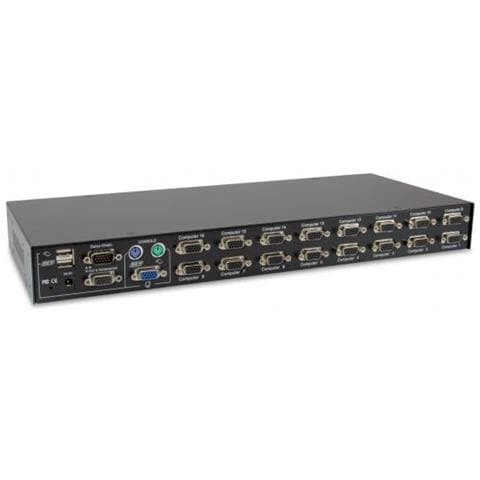 Kvm-3216 Switch Kvm-3216 16 porte Per Keyboard-video-mouse (kvm) Montaggio Rack Colore Nero - Foto 2