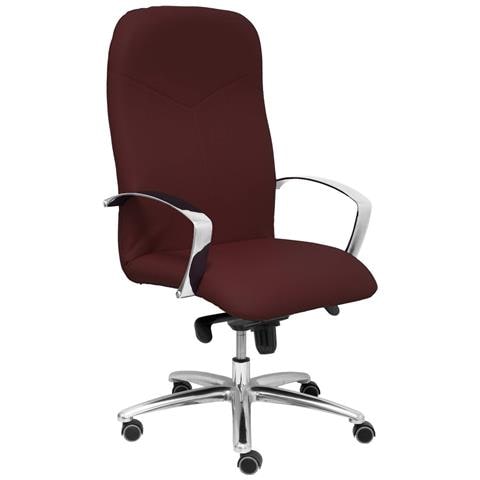 Poltrona Da Ufficio Caudete Dbsp463 Marrone Scuro - Foto 1