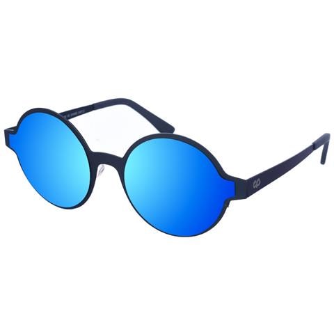 Occhiali Da Sole Unisex Margarette In Metallo Dalla Forma Rotonda - Foto 1