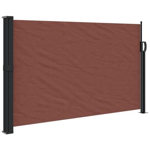 Tenda Da Sole Laterale Retrattile Marrone 120x600 Cm - Foto 2