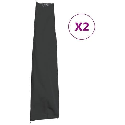 Coperture Per Ombrellone Giardino 2pz 190x50/30 Cm 420d Oxford - Foto 1