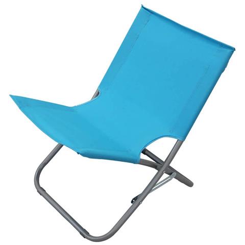 Spiaggina Chiudibile In Acciaio Con Seduta E Schienale In Tessuto - Foto 1