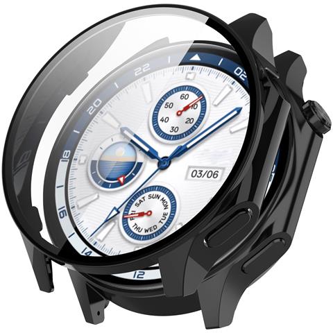 Custodia Integrata E Protezione Schermo Per Oppo Watch Black - Foto 3