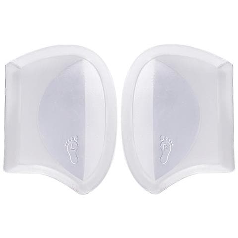 Mezze Solette In Gel Per Supporto Dell'arco Plantare Nero L Transparent S - Foto 1