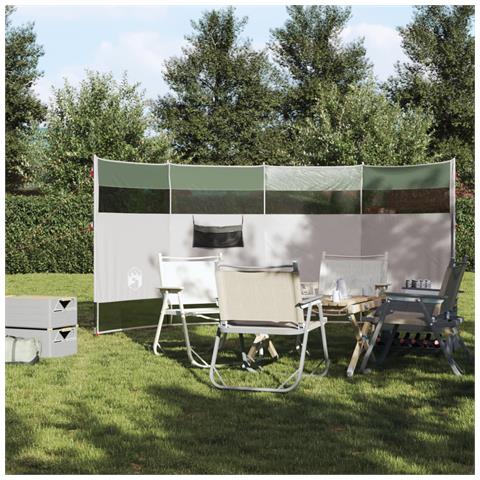 Frangivento Da Campeggio Verde 366x152x152 Cm Impermeabile - Foto 2