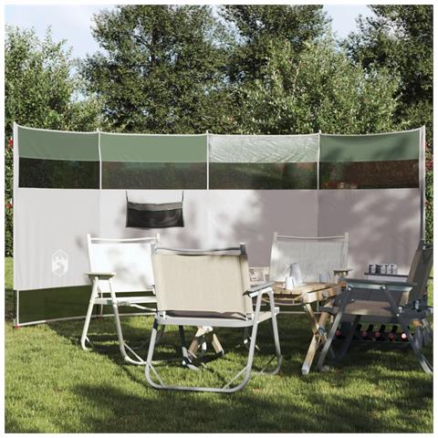 Frangivento Da Campeggio Verde 366x152x152 Cm Impermeabile - Foto 8