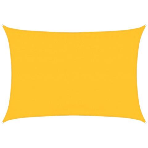 Vela Parasole 160 G /m Rettangolare Giallo 3,5x4,5 M In Hdpe - Foto 1