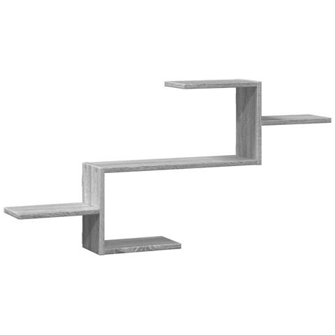 Mensola A Muro Grigio Sonoma 104x15x49 Cm Legno Multistrato - Foto 2