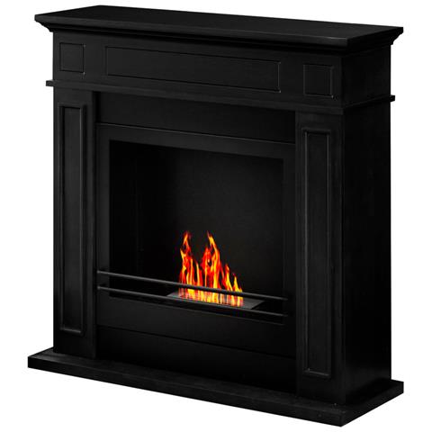 Camino A Bioetanolo Biocamino Da Terra Jefferson Nero L 89,5 X H90,5 X P28 - Foto 1