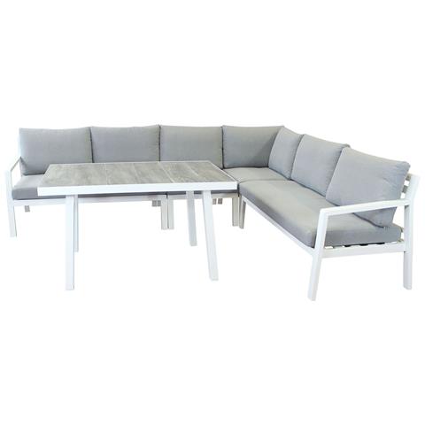 Bora - Salotto Angolare In Alluminio Con Tavolino - Foto 7