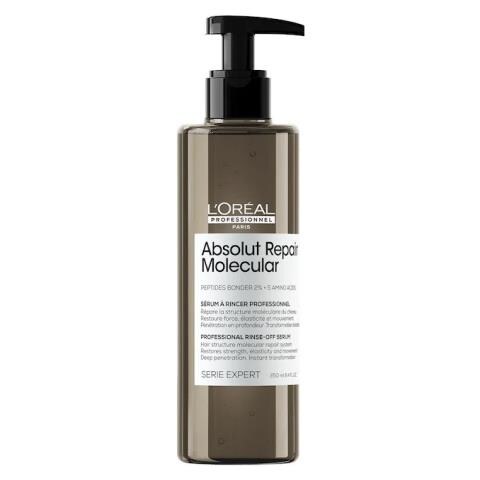 L'oreal Professionnel, Serie Expert Absolut Repair Molecular, Siero Per Capelli, Per La Riparazione, 250 Ml - Foto 1