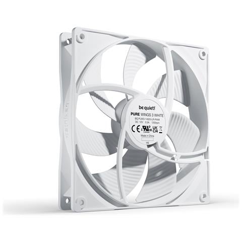 ! Pure Wings 3 140mm PWM White Case per computer Ventilatore 14 cm Bianco 1 pz - Foto 3