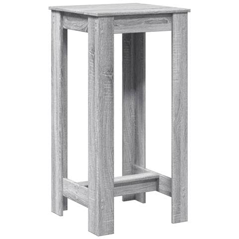 Tavolo Da Bar Grigio Sonoma 51x50x103,5 Cm In Legno Multistrato - Foto 2
