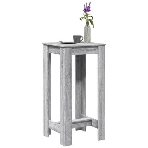 Tavolo Da Bar Grigio Sonoma 51x50x103,5 Cm In Legno Multistrato - Foto 1