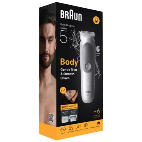 Series 5 BG5550 rasoio elettrico / regolabarba / tagliabasette Grigio - Foto 2