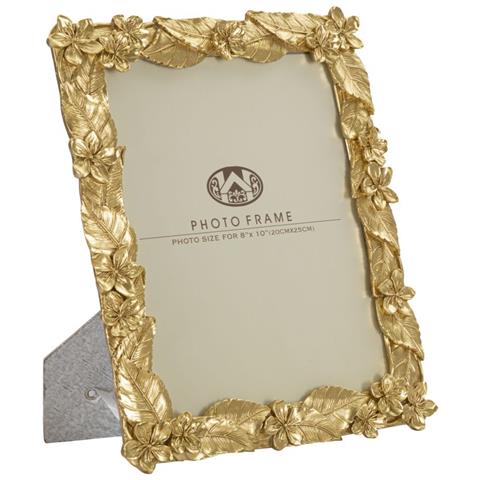 Portafoto Olistic 21 - Oro - Poliresina - 26x2x30,7 Cm - Foto 1