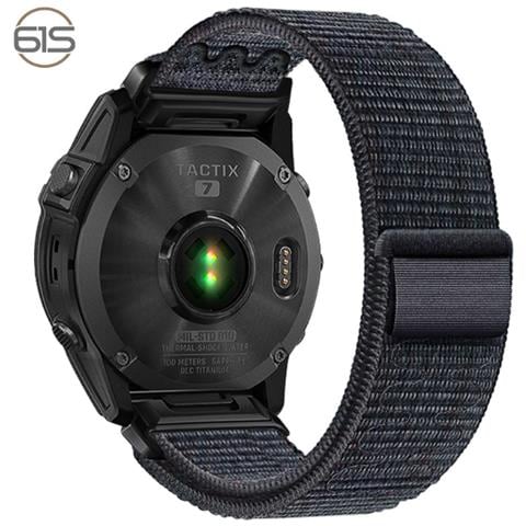 Cinturino Velcro Garmin Fenix 5/6/7x Pro In Nylon - 22mm 26mm - Foto 1