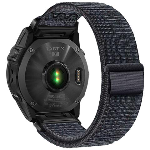 Cinturino Velcro Garmin Fenix 5/6/7x Pro In Nylon - 22mm 26mm - Foto 2