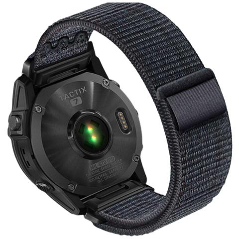 Cinturino Velcro Garmin Fenix 5/6/7x Pro In Nylon - 22mm 26mm - Foto 5
