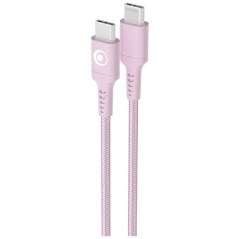 Cavo Di Ricarica E Trasferimento Usb-c /usb-c 3a Power Delivery 60w 1,2m, Rosa - Foto 5