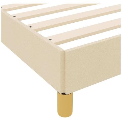 Letto a molle Crema e Marrone 160 x 200 cm - Foto 9