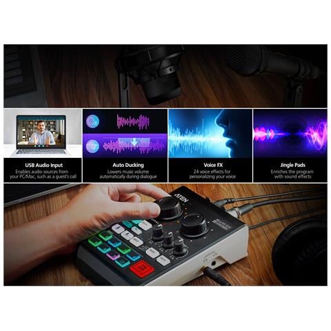 Mixer Audio AI Podcast | MicLIVE 6-CH - Foto 9
