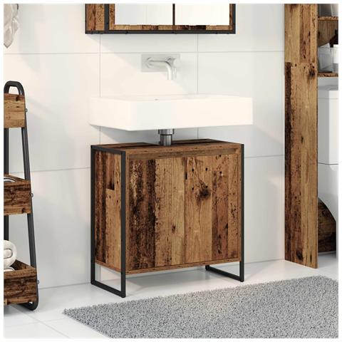 Mobile da Bagno Legno vecchio 60 x 30 x 60 cm Legno multistrato - Foto 2