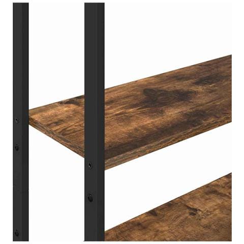 Armadio per Libri Rovere fumé 60 x 24 x 161 cm - Foto 9