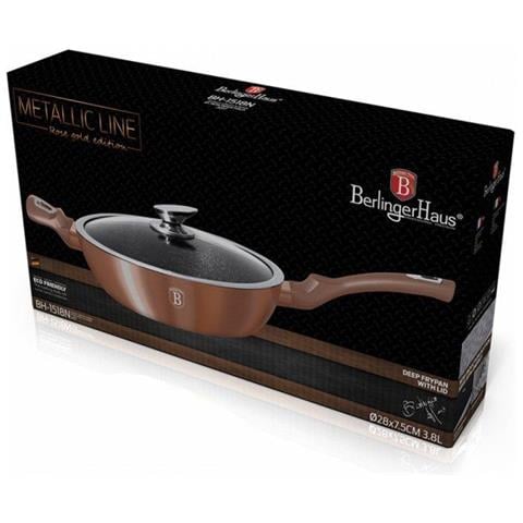 BH-1518 Padella in granito oro rosa 28 cm - Foto 6