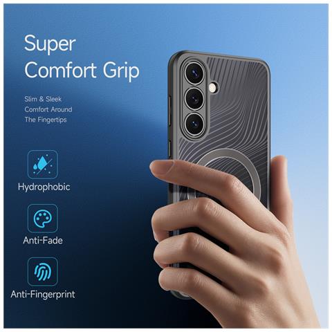 Cover per Galaxy S25 FE - TPU+PC, Nero - Foto 4