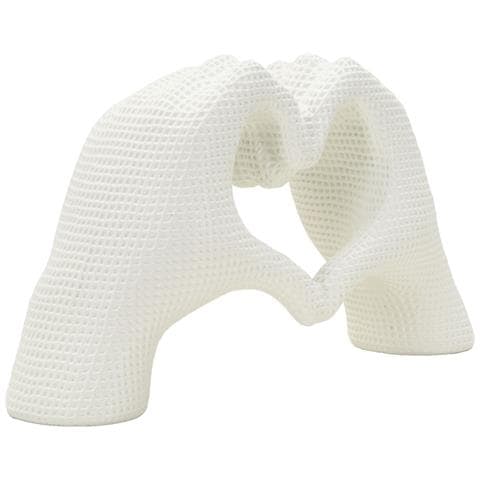 Scultura Lover In Resina Bianca: Coppia Di Amanti - Foto 2