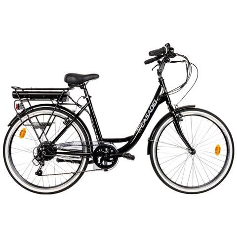 Bici E-bike 6v Donna Misura 26 Motore Posteriore Mxus 45nm 250w Batteria 36v 7.8ah E-ven26steel Bicicletta City Bike - 46 Nero - Foto 1