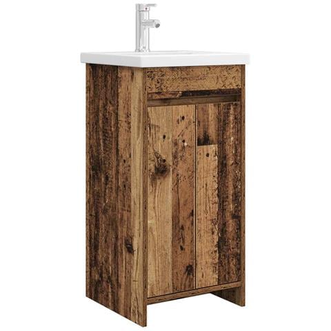 Mobile da bagno con lavabo Legno antico 42 x 40 x 84,5 cm - Foto 1
