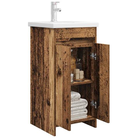 Mobile da bagno con lavabo Legno antico 42 x 40 x 84,5 cm - Foto 2