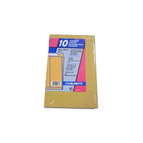 10 buste a sacco avana 250x353x40mm con soffietti e strip monodex - Foto 1