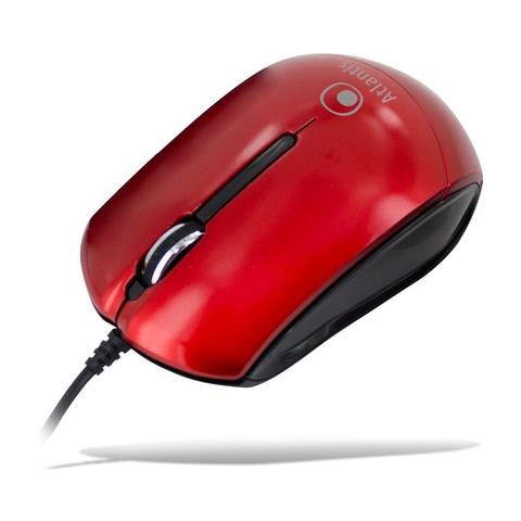 Mouse X Nb Usb Atlantis P009-km23-rd Ottico 3tasti+scroll Mini Size Rosso Ean 8026974017259 -garanzia 2 Anni- - Foto 1