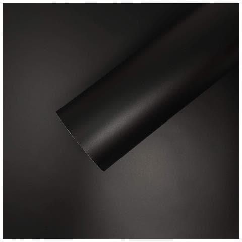 Foglio Pellicola Adesiva per Wrapping Nero Opaco, 50 x 70 cm - Foto 1