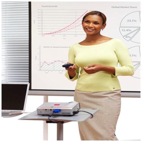 Schermo di proiezione Kensington 1902396 - 220 cm (86,6") - 4:3 - 132,5 cm (52,2") x 175 cm (68,9") - Matte Bianco - Foto 8