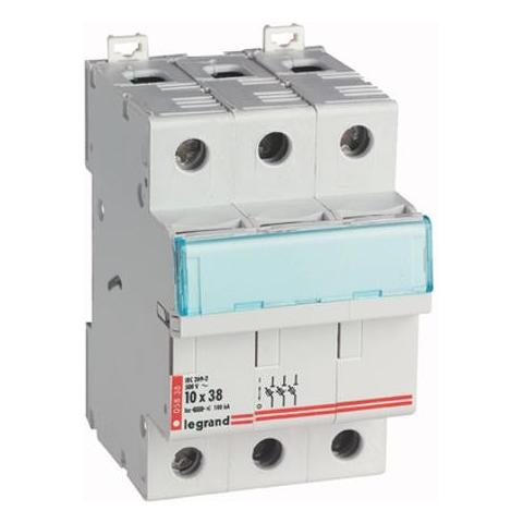 005838 - Portafusibili Modulari Fus. cil. 3p 10x38 500v - Foto 1