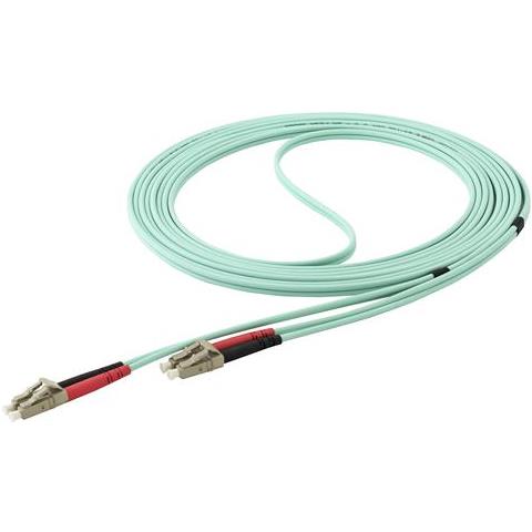 Cavo in Fibra Ottica Multimodale Duplex OM4 LC / LC - 100 Gb - 50/125 - LSZH - Turchese da 5m - Foto 2