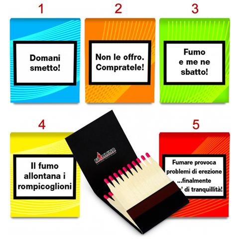 20 Fiammiferi Only For Smokers Collezione Copripacchetto Mod. 1 - Foto 1