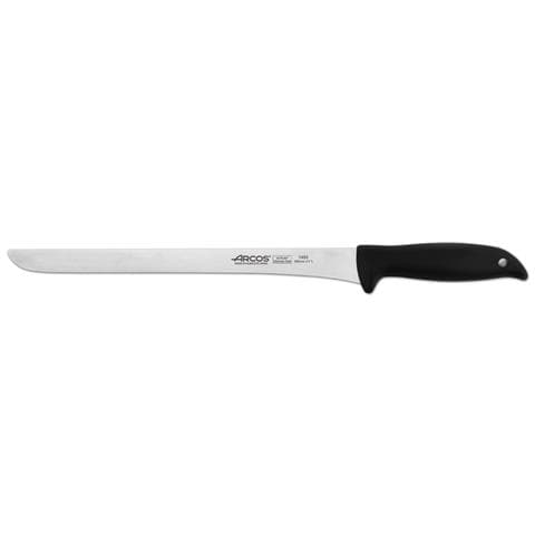 Serie Menorca - Coltello Prosciutto - Lama Acciaio Inossidabile Nitrum 280 Mm - Manico Polipropilene Colore Nero - Foto 1