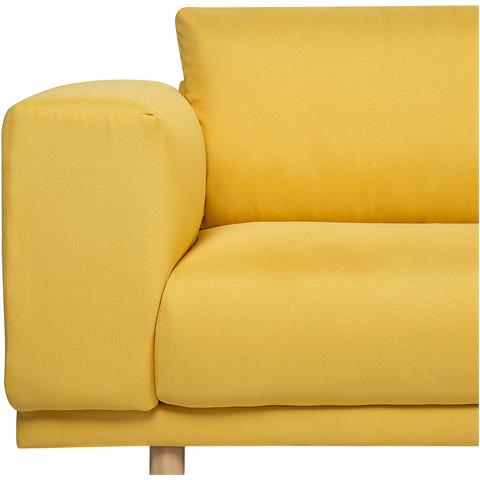 Divano A 3 Posti Color Giallo Nivala - Foto 23