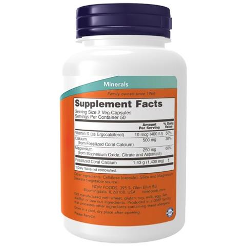 Coral Calcium Plus 250 Vcaps - Calcio Corallino - Foto 3