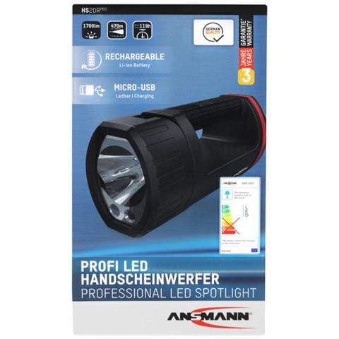 HS20R Pro Nero, Rosso Torcia a mano LED - Foto 4