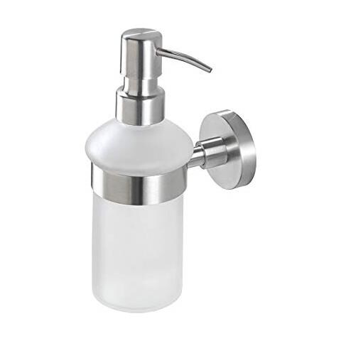 19617100 Dispenser Sapone Bosio, 0,2 L, Acciaio Inossidabile, 7 X 18 X 11 Cm, Opaco - Foto 2