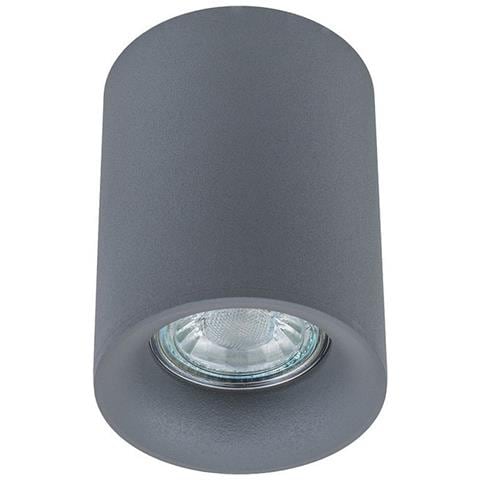 Led Moderno A 1 Luce Grigia A Montaggio Superficiale, Gu10 - Foto 1