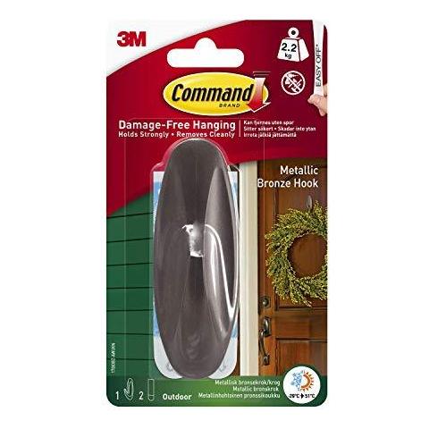 Hook Grande Designer Con Schiuma Strisce Bronzo Metallizzato Grande - Foto 1
